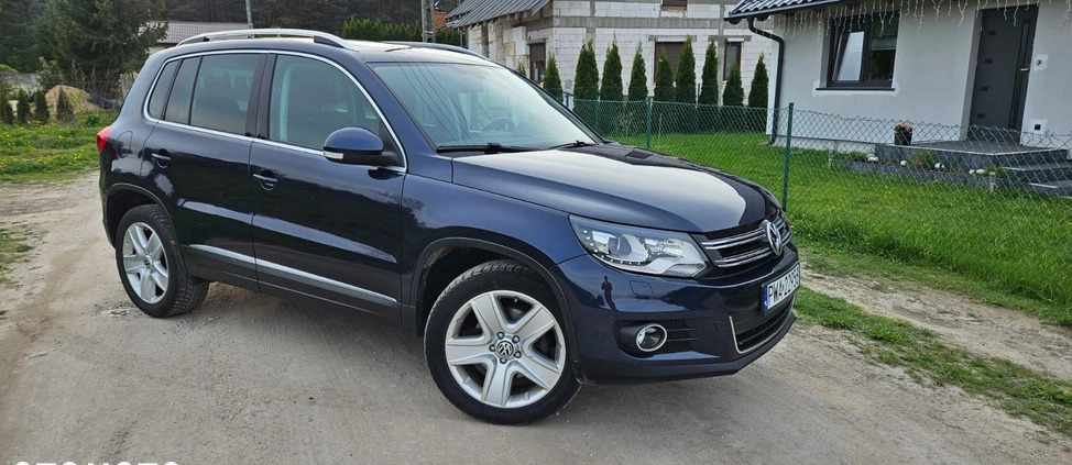 Volkswagen Tiguan cena 49900 przebieg: 199800, rok produkcji 2012 z Wągrowiec małe 154